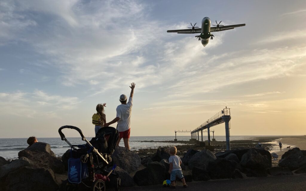 Plane spotting Lanzarote